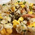 お塩と砂糖's cooksnap of when they made 塩昆布としらすの和風炒飯☆彡.