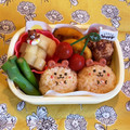 hime's cooksnap of when they made 年少　くまさん三兄弟　お弁当.