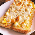 ふ〜ちょん's cooksnap of when they made ゆで卵が余ったら… ゆで卵トースト.
