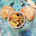 yunapi☆'s cooksnap of when they made 小松菜と油揚げ＆野菜たっぷり煮浸し♪.