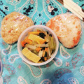 yunapi☆'s cooksnap of when they made 小松菜と油揚げ＆野菜たっぷり煮浸し♪.