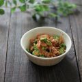まろんかふぇ's cooksnap of when they made お酒のあてにもう一品に☆オクラ納豆キムチ.