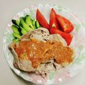 ツユさん厨房's cooksnap of when they made 冷しゃぶバンバンジー風サラダ.