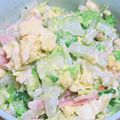 kaori238's cooksnap of when they made 子供もおかわり！白菜のカルボナーラサラダ.