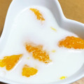 yumiko84a's cooksnap of when they made 牛乳寒天inみかん.