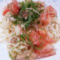 ちぃちゃん31513's cooksnap of when they made 簡単5分♪冷た～いトマト＆シーチキン素麺.