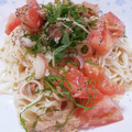 ちぃちゃん31513's cooksnap of when they made 簡単5分♪冷た～いトマト＆シーチキン素麺.