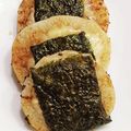 ☆真冬☆'s cooksnap of when they made 長芋の甘辛チーズ焼き♪海苔で巻いて.