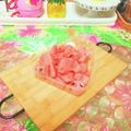 sakuraロゼット's cooksnap of when they made 西瓜のカットと保存.