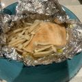 chanlisa's cooksnap of when they made サーモンのホイル蒸し.