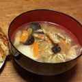 ういき☆彡's cooksnap of when they made 簡単！手作りスープの塩ラーメン♪.