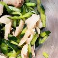 htmrk's cooksnap of when they made 鳥皮ポン酢.