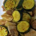 kinkinsan's cooksnap of when they made 簡単♪ズッキーニと鶏もも肉のソテー.