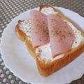 スタイリッシュママ's cooksnap of when they made 右側 隠し味ははちみつ！オープンサンド.