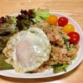 さすらい's cooksnap of when they made 味噌バター風味☆大豆とひじきの玄米炒飯.