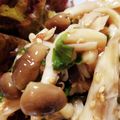 monjimari's cooksnap of when they made 腸活におすすめ！きのこの梅おかか和え.