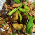 toshio39's cooksnap of when they made なす と 豚肉の 炒め物.