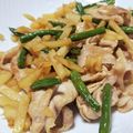 ポ0403's cooksnap of when they made ジャガイモとインゲン豚こまの醤油炒め.