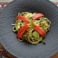 melmarilyn's cooksnap of when they made アボカドとスモークサーモンの和風パスタ.