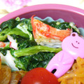 美々☆彡's cooksnap of when they made お弁当の一品に☆法蓮草と蟹カマのおひたし.