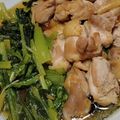 ナーちゃん's cooksnap of when they made もも肉と小松菜・生姜のあっさり煮♪.
