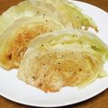 vabochan's cooksnap of when they made 焼きキャベツ　#簡単　#大量消費　甘い！.