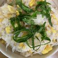 手抜きクック's cooksnap of when they made あとひく旨さ！大葉･しらす･梅ご飯.