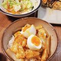 ハチワレねこ's cooksnap of when they made とろーり卵で大満足♪むね肉で照り焼き丼！.