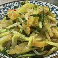 ★なみ☆'s cooksnap of when they made 野菜モリモリ☆中華くらげのもやしキュウリ.
