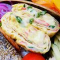 U☆kaoru's cooksnap of when they made 大大大好きチーズとカニカマ紫蘇の卵焼き.