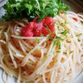 ❤️かわだん❤️'s cooksnap of when they made バターと白だしで♪たらこスパ♪.