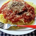 花時計咲いた's cooksnap of when they made ハンバーグスパゲティ.
