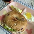 クック49L4Ho☆'s cooksnap of when they made コストコのベーグルで☆ベーグルサンド.