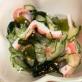 クックHDP0M2☆'s cooksnap of when they made カニカマ、きゅうり、わかめの酢の物.