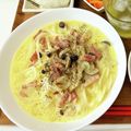 ヒロミ0324's cooksnap of when they made キノコ入りカルボナーラうどん.