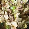 Albanana's cooksnap of when they made ＊簡単！すき焼き風☆肉キャベ豆腐＊.