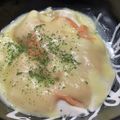 ☆★あーこ★☆'s cooksnap of when they made 豆腐明太チーズ焼き♡コツなし超簡単♪.