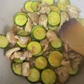 ♥みぃさん♥'s cooksnap of when they made 鶏むね肉とズッキーニのポン酢炒め.