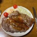 春野0904's cooksnap of when they made 焼き方にコツ～フライパンで牛肉ステーキ.