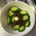 Reo14☆'s cooksnap of when they made 夏にぴったり☆蛇腹きゅうりのもずく酢和え.
