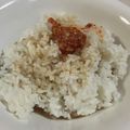 papikun's cooksnap of when they made 10秒で完成！やみつき♡めんつゆご飯.