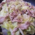 アリマ's cooksnap of when they made 塩豚と千切りキャベツの重ね蒸篭蒸し.