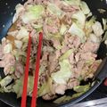 ❀ヒマクルマザー❀'s cooksnap of when they made 【楽めし】豚とキャベツのスタミナ炒め.