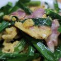 だじゅん's cooksnap of when they made 炒め3分！ベーコンとニラの卵炒め.