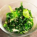 まっちゃみ's cooksnap of when they made 捨てないで！硬いレタスの葉で簡単ナムル.