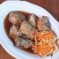 ペキのリリー's cooksnap of when they made 圧力鍋de揚げないアジの南蛮漬け！.