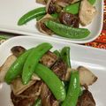 猫のミイヤ's cooksnap of when they made しいたけスナップえんどう柚子こしょう炒め.