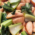 sacching's cooksnap of when they made ささみと青梗菜の炒め物.