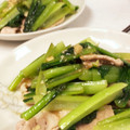 masakohママ's cooksnap of when they made 小松菜と豚肉のオイ生姜炒め.