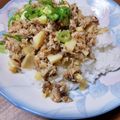 ponnko's cooksnap of when they made お寿司やおにぎりに！サバ缶そぼろ♪.